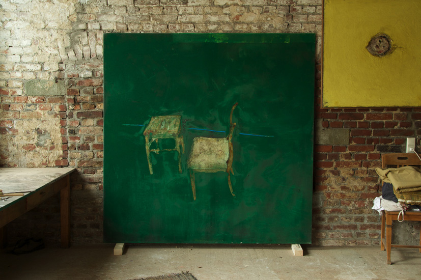 Polsterstuhl und Hocker 200 x 200cm 2007